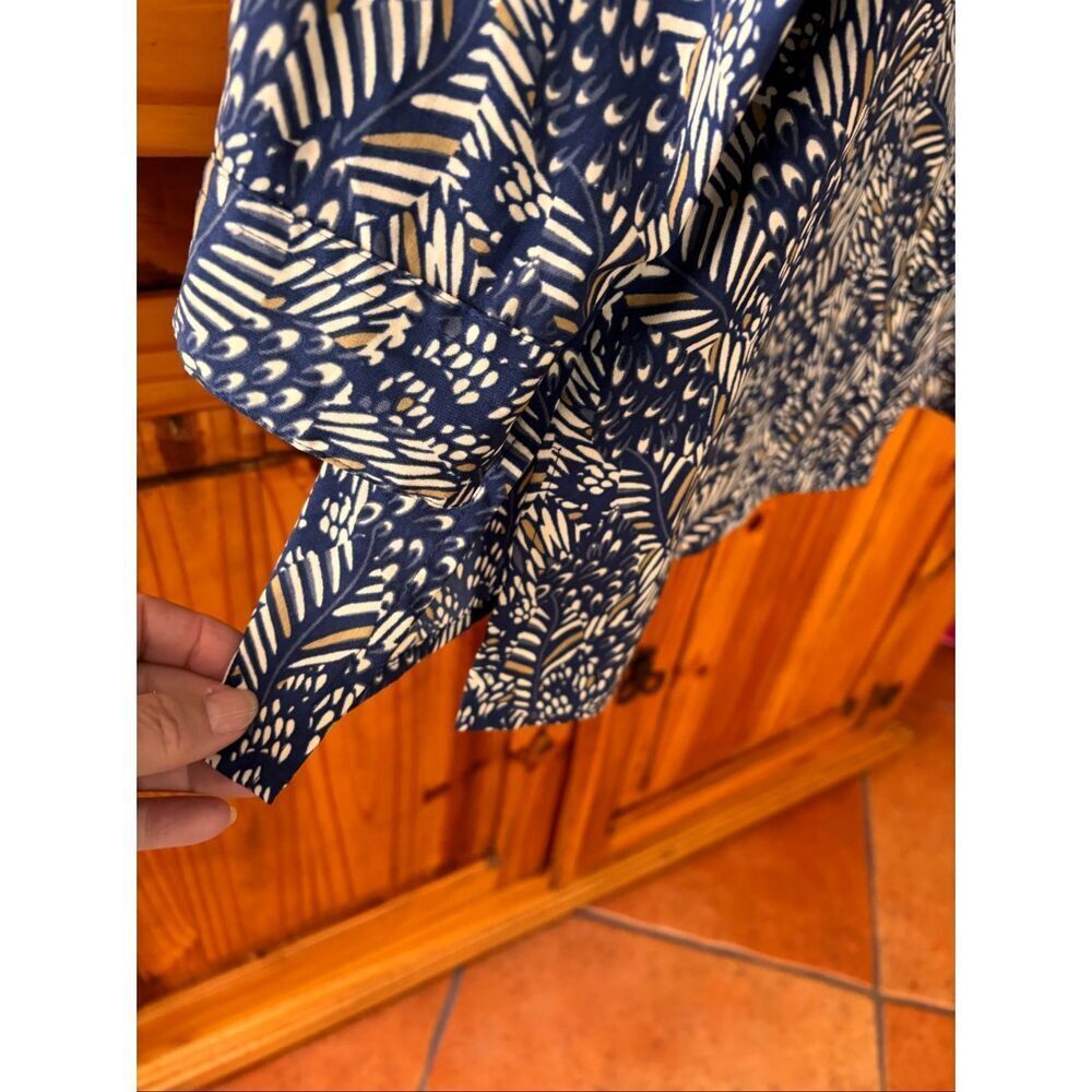 Catherines Button Front Blouse - Picture 5 of 8